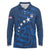 United States Rugby Custom Long Sleeve Polo Shirt USA Eagle Go Champions - Wonder Print Shop