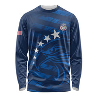 United States Rugby Custom Long Sleeve Shirt USA Eagle Go Champions - Wonder Print Shop
