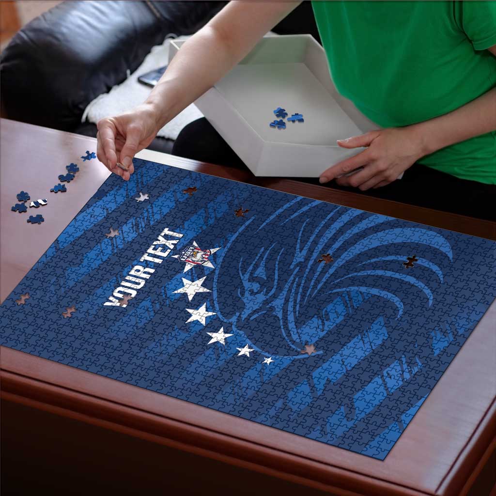 United States Rugby Custom Puzzle USA Eagle Go Champions LT14
