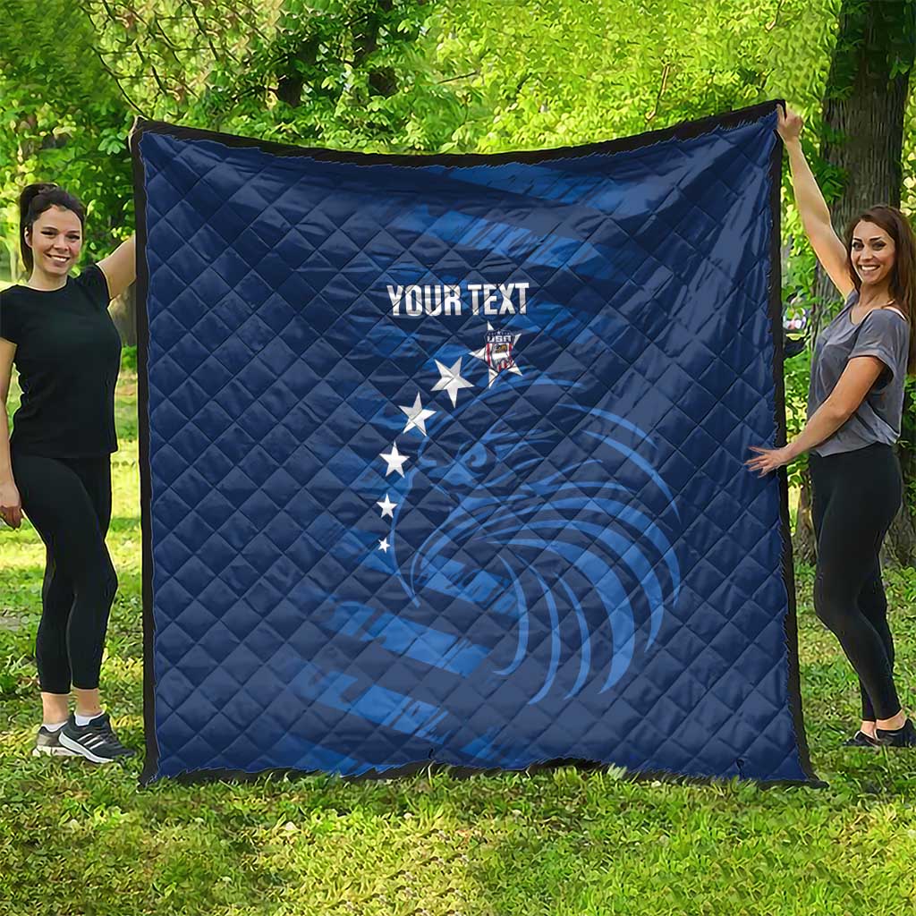 United States Rugby Custom Quilt USA Eagle Go Champions - Wonder Print Shop