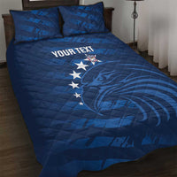 United States Rugby Custom Quilt Bed Set USA Eagle Go Champions - Wonder Print Shop