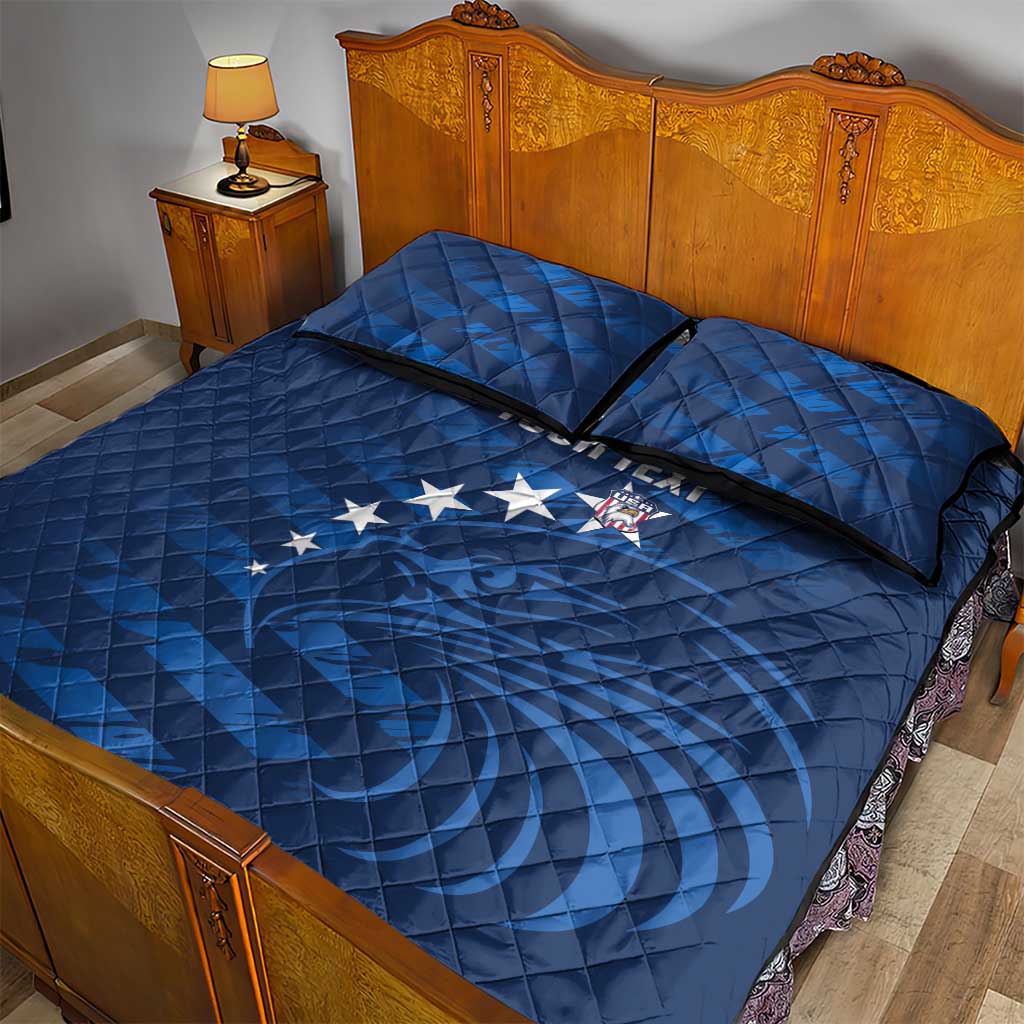 United States Rugby Custom Quilt Bed Set USA Eagle Go Champions - Wonder Print Shop