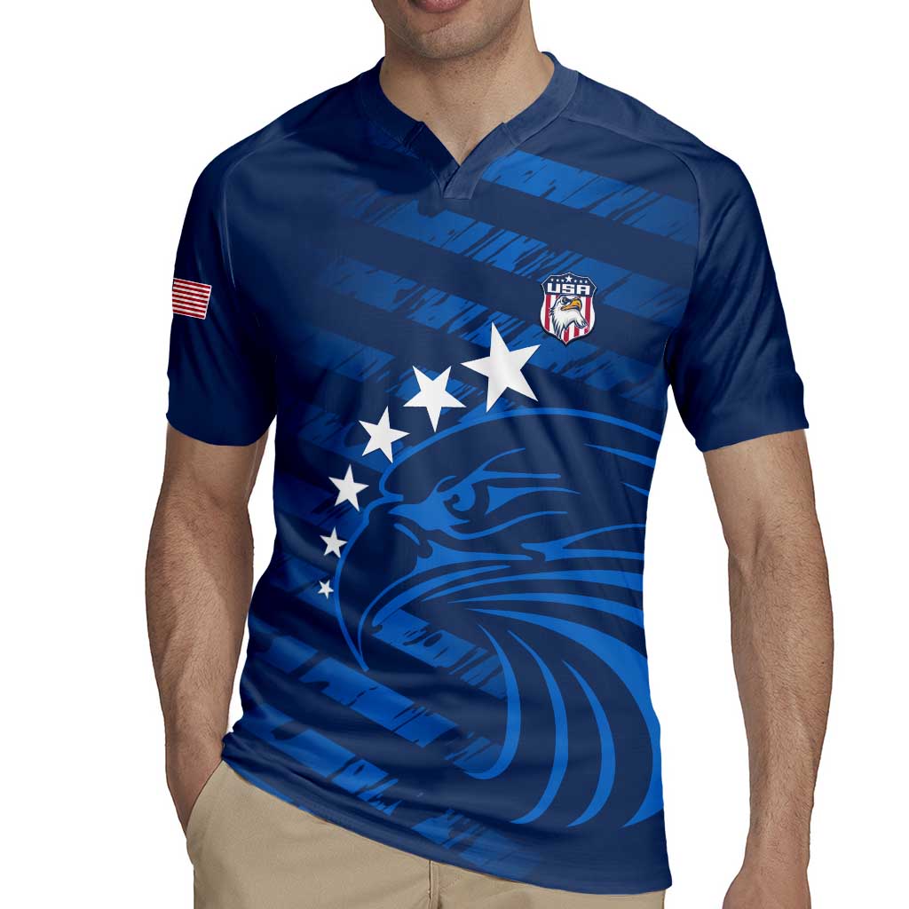 United States Rugby Custom Rugby Jersey USA Eagle Go Champions - Wonder Print Shop