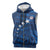 United States Rugby Custom Sleeveless Zip Hoodie USA Eagle Go Champions - Wonder Print Shop