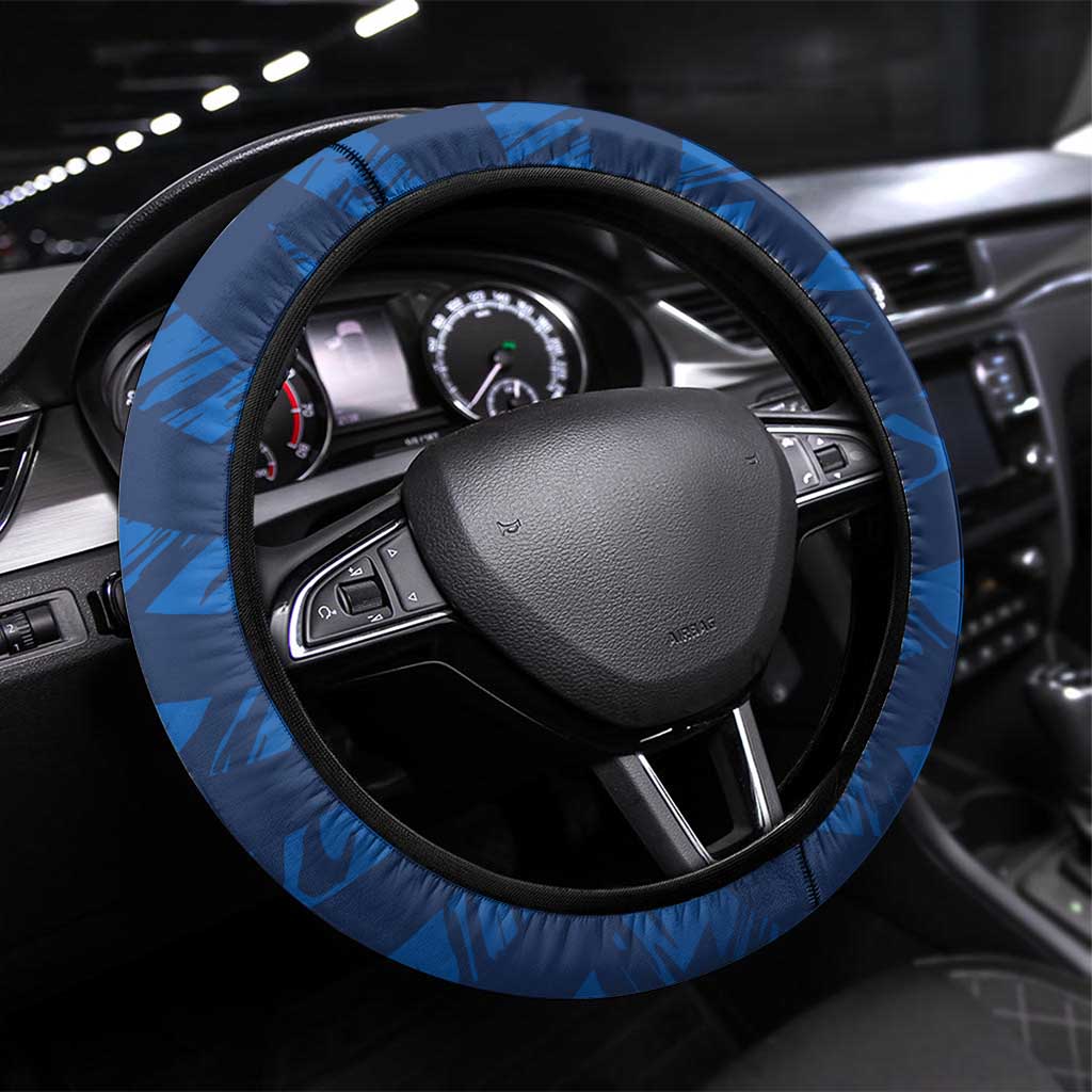 United States Rugby Steering Wheel Cover USA Eagle Go Champions - Wonder Print Shop