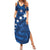 United States Rugby Custom Summer Maxi Dress USA Eagle Go Champions - Wonder Print Shop