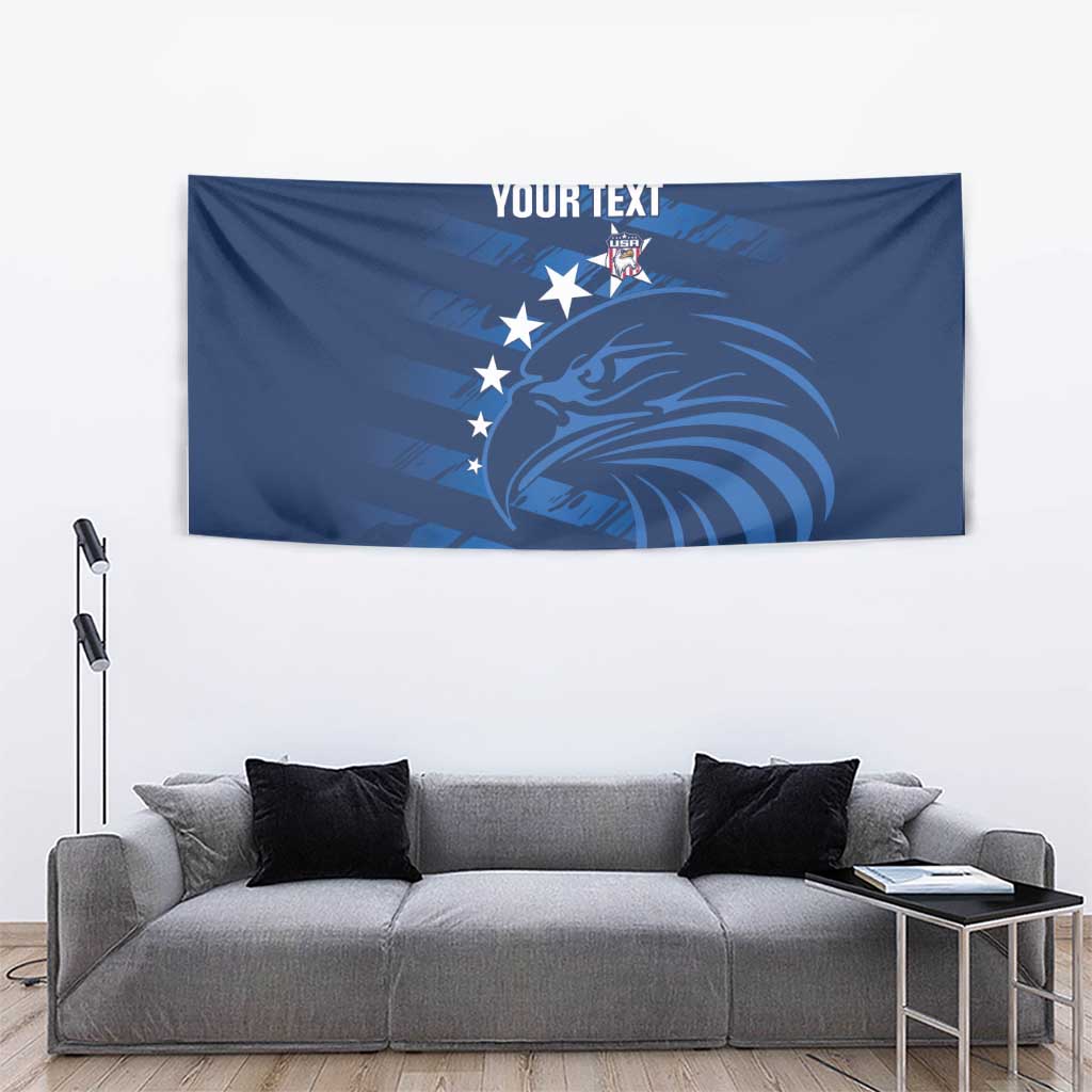 United States Rugby Custom Tapestry USA Eagle Go Champions - Wonder Print Shop