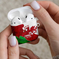 Wales Rugby Custom AirPods Case Go Cymru Yma O Hyd - Wonder Print Shop