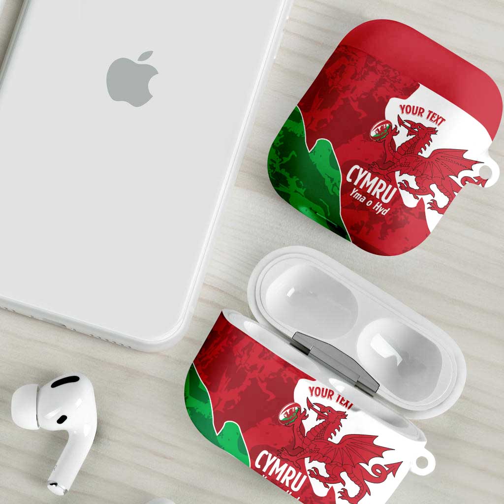 Wales Rugby Custom AirPods Case Go Cymru Yma O Hyd - Wonder Print Shop