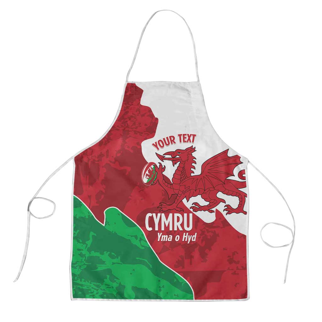 Wales Rugby Custom Apron Go Cymru Yma O Hyd - Wonder Print Shop