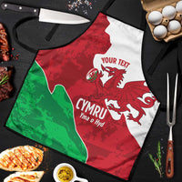 Wales Rugby Custom Apron Go Cymru Yma O Hyd - Wonder Print Shop