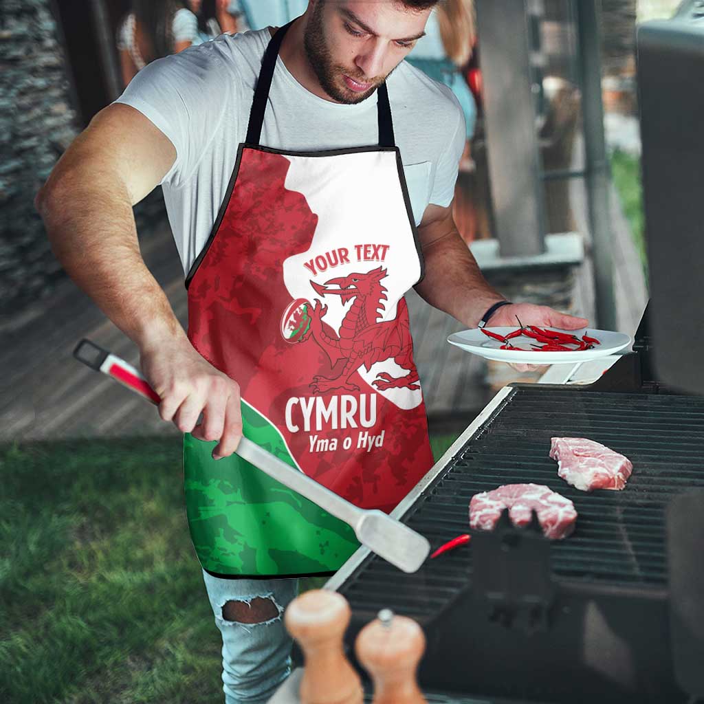 Wales Rugby Custom Apron Go Cymru Yma O Hyd - Wonder Print Shop