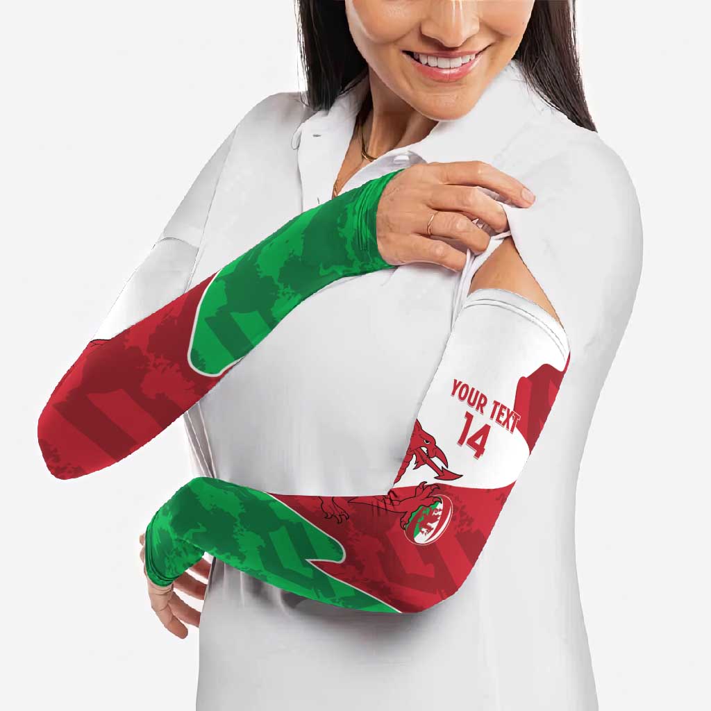 Wales Rugby Custom Arm Sleeves Go Cymru Yma O Hyd - Wonder Print Shop