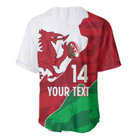 Wales Rugby Custom Baseball Jersey Go Cymru Yma O Hyd - Wonder Print Shop