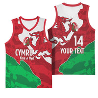 Wales Rugby Custom Basketball Jersey Go Cymru Yma O Hyd - Wonder Print Shop