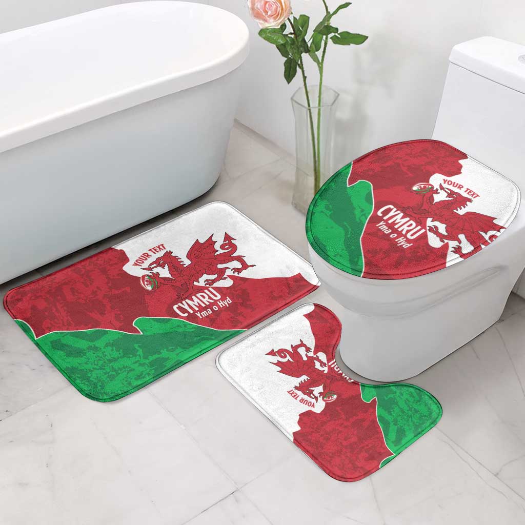 Wales Rugby Custom Bathroom Set Go Cymru Yma O Hyd - Wonder Print Shop