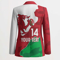 Wales Rugby Custom Blazer Go Cymru Yma O Hyd - Wonder Print Shop