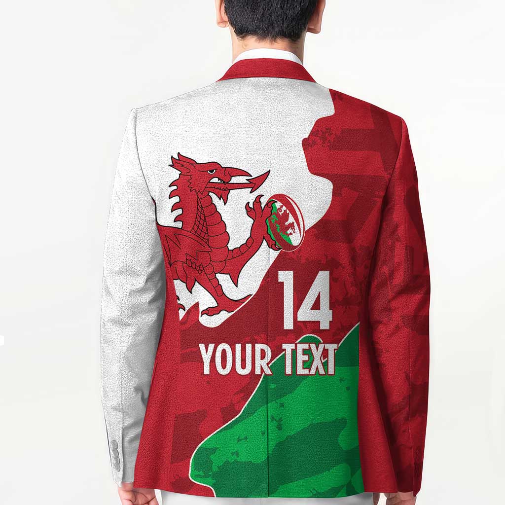 Wales Rugby Custom Blazer Go Cymru Yma O Hyd - Wonder Print Shop