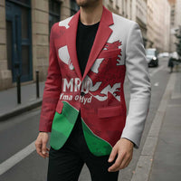 Wales Rugby Custom Blazer Go Cymru Yma O Hyd - Wonder Print Shop