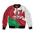 Wales Rugby Custom Bomber Jacket Go Cymru Yma O Hyd - Wonder Print Shop