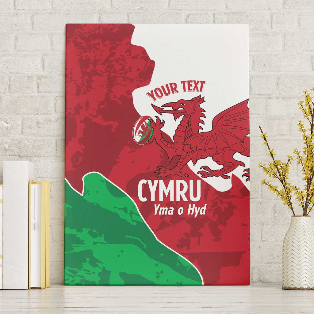 Wales Rugby Custom Canvas Wall Art Go Cymru Yma O Hyd - Wonder Print Shop