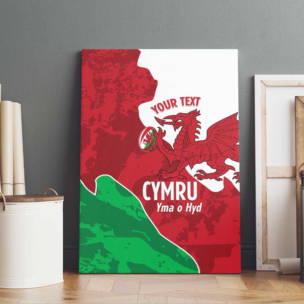 Wales Rugby Custom Canvas Wall Art Go Cymru Yma O Hyd - Wonder Print Shop