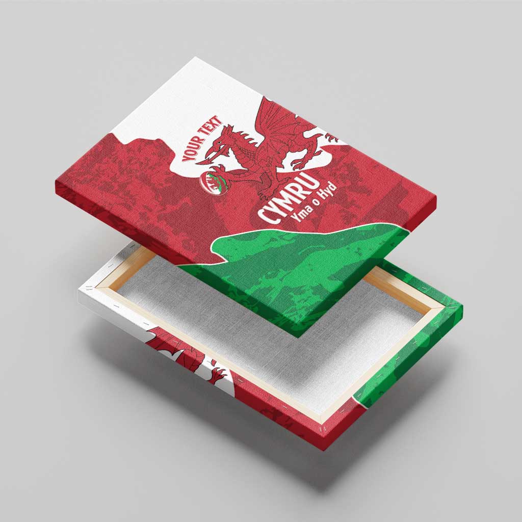 Wales Rugby Custom Canvas Wall Art Go Cymru Yma O Hyd - Wonder Print Shop