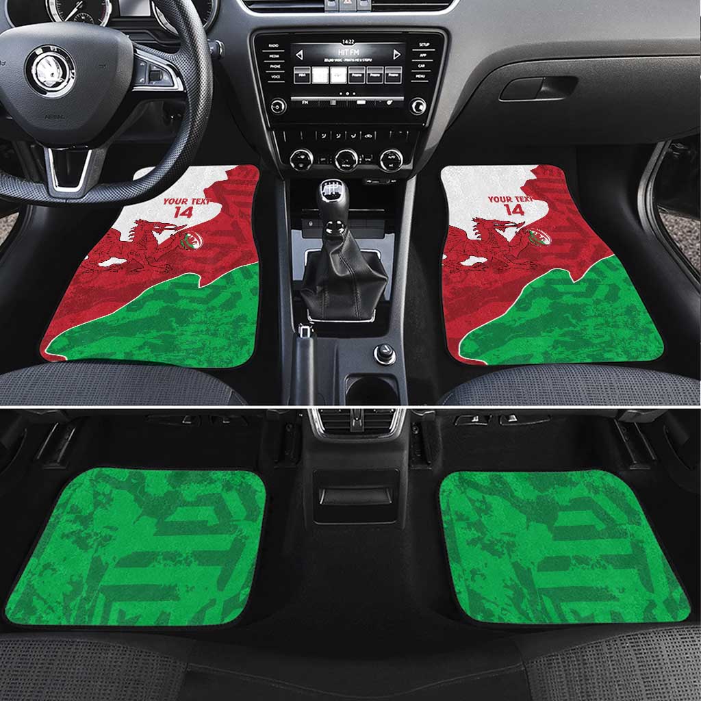 Wales Rugby Custom Car Mats Go Cymru Yma O Hyd - Wonder Print Shop