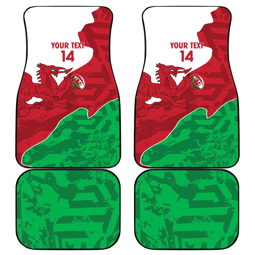 Wales Rugby Custom Car Mats Go Cymru Yma O Hyd - Wonder Print Shop