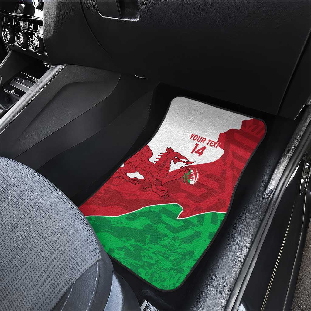 Wales Rugby Custom Car Mats Go Cymru Yma O Hyd - Wonder Print Shop