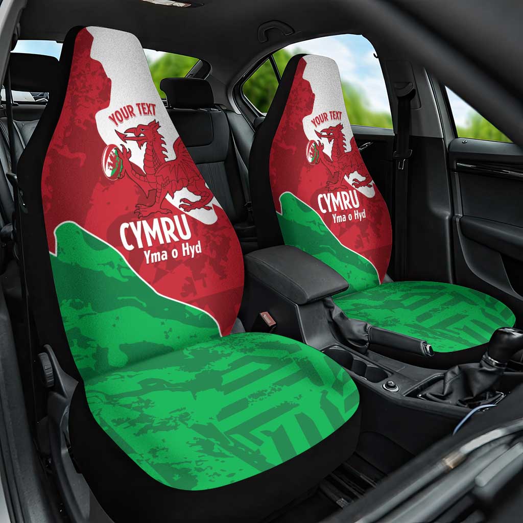 Wales Rugby Custom Car Seat Cover Go Cymru Yma O Hyd - Wonder Print Shop