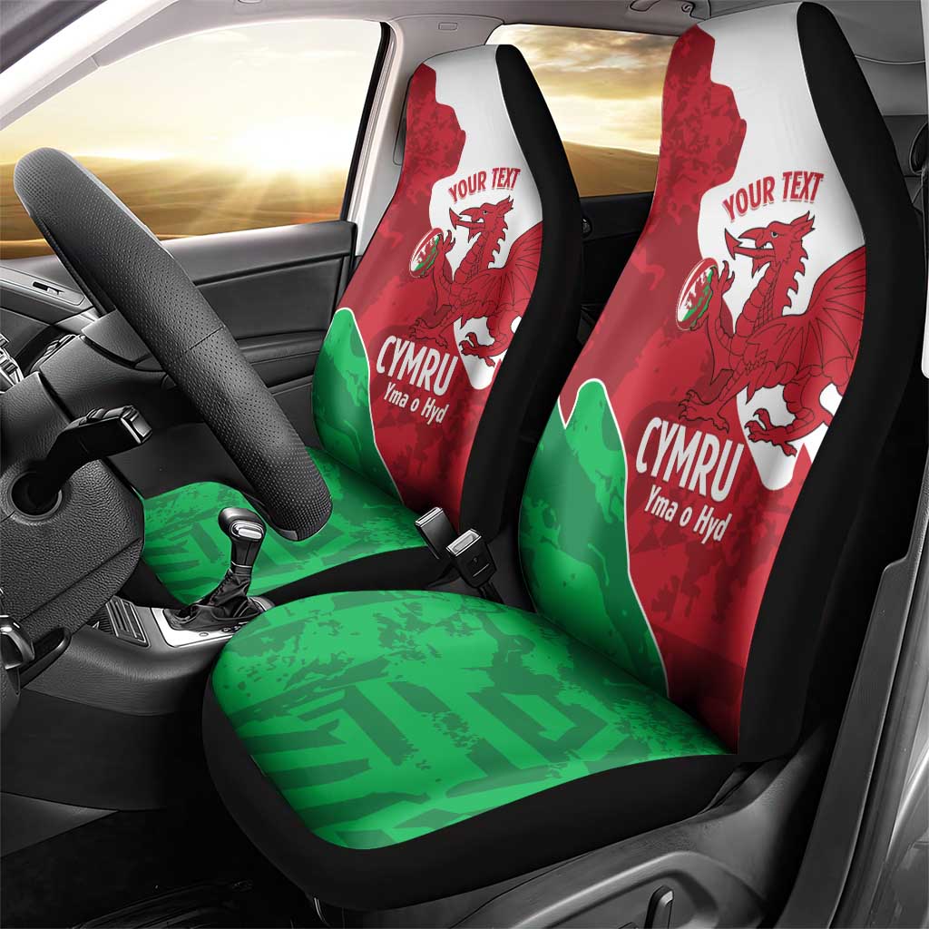 Wales Rugby Custom Car Seat Cover Go Cymru Yma O Hyd - Wonder Print Shop
