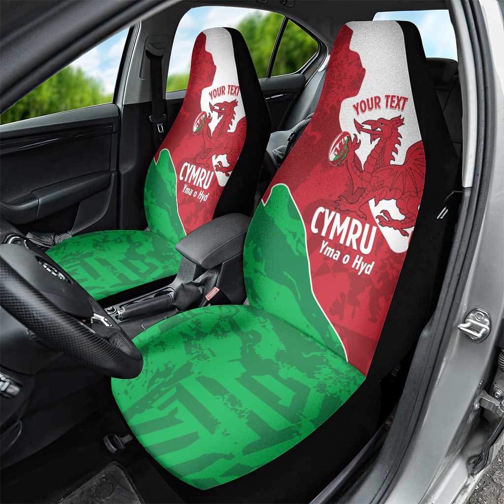 Wales Rugby Custom Car Seat Cover Go Cymru Yma O Hyd - Wonder Print Shop