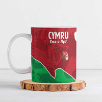 Wales Rugby Custom Ceramic Mug Go Cymru Yma O Hyd - Wonder Print Shop
