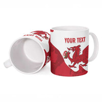 Wales Rugby Custom Ceramic Mug Go Cymru Yma O Hyd - Wonder Print Shop