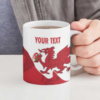 Wales Rugby Custom Ceramic Mug Go Cymru Yma O Hyd - Wonder Print Shop