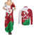 Wales Rugby Custom Couples Matching Summer Maxi Dress and Long Sleeve Button Shirt Go Cymru Yma O Hyd - Wonder Print Shop
