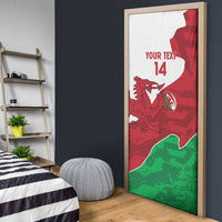 Wales Rugby Custom Door Cover Go Cymru Yma O Hyd - Wonder Print Shop