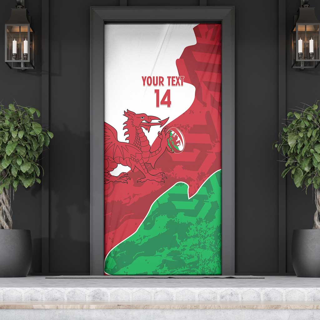 Wales Rugby Custom Door Cover Go Cymru Yma O Hyd - Wonder Print Shop
