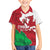 Wales Rugby Custom Family Matching Off The Shoulder Long Sleeve Dress and Hawaiian Shirt Go Cymru Yma O Hyd - Wonder Print Shop