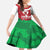 Wales Rugby Custom Family Matching Off Shoulder Maxi Dress and Hawaiian Shirt Go Cymru Yma O Hyd - Wonder Print Shop