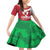 Wales Rugby Custom Family Matching Off Shoulder Short Dress and Hawaiian Shirt Go Cymru Yma O Hyd - Wonder Print Shop
