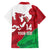 Wales Rugby Custom Family Matching Summer Maxi Dress and Hawaiian Shirt Go Cymru Yma O Hyd - Wonder Print Shop