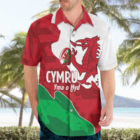 Wales Rugby Custom Hawaiian Shirt Go Cymru Yma O Hyd - Wonder Print Shop