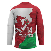 Wales Rugby Custom Hockey Jersey Go Cymru Yma O Hyd - Wonder Print Shop