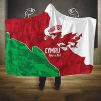 Wales Rugby Custom Hooded Blanket Go Cymru Yma O Hyd - Wonder Print Shop