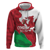 Wales Rugby Custom Hoodie Go Cymru Yma O Hyd - Wonder Print Shop