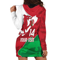 Wales Rugby Custom Hoodie Dress Go Cymru Yma O Hyd - Wonder Print Shop
