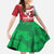 Wales Rugby Custom Kid Short Sleeve Dress Go Cymru Yma O Hyd - Wonder Print Shop