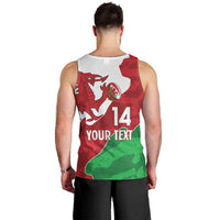 Wales Rugby Custom Men Tank Top Go Cymru Yma O Hyd - Wonder Print Shop